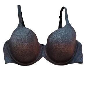 Ambrielle Bra Womens 40C Everyday Full Coverage Dark Gray